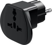 GOOBAY 94028 TRAVEL ADAPTER WORD TO EUROPE BLACK