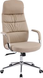 ΚΑΡΕΚΛΑ ΓΡΑΦΕΙΟΥ TEETER HM18355.02 ΜΠΕΖ PU ΔΕΡΜΑ--ΒΑΣΗ ΧΡΩΜΙΟΥ 67X66X121ΥΕΚ