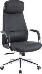 ΚΑΡΕΚΛΑ ΓΡΑΦΕΙΟΥ SONTY HM18354.01 ΜΑΥΡΟ PU ΔΕΡΜΑ--ΒΑΣΗ ΧΡΩΜΙΟΥ 64X68X125ΥΕΚ