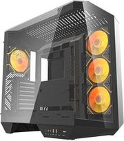 DARKFLASH DY470 COMPUTER CASE (BLACK) + 4 FANS + GPU HOLDER