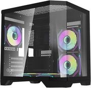 DARKFLASH COMPUTER CASE FT350 + 5 ARGB FANS (BLACK)