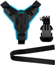 MOTORCYCLE HELMET CHIN TELESIN + J-HOOK MOUNT FOR SPORTS CAMERAS (GP-HBM-MT7)