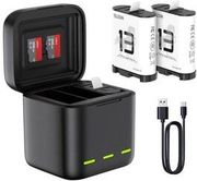 THREE-CHANNEL BATTERY CHARGER FOR GOPRO HERO 13 BLACK TELESIN (S0-BCG-10-TGP)