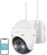 WIRELESS 3MP WIFI OUTDOOR CAMERA IEGEEK ZS-GX1S WHITE 5200MAH