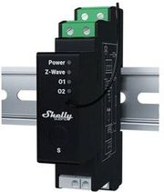 DIN RAIL RELAY WITH ENERGY MEASUREMENT SHELLY QUBINO WAVE PRO SHUTTER