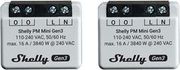 SHELLY PM MINI GEN3 SET OF 2 CONTROLLERS, WIFI/BLUETOOTH