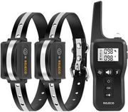 ROJECO PD529 1000M DOG TRAINING COLLAR WITH 2 COLLARS (BLACK)