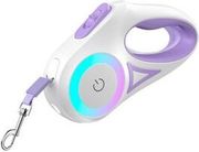 ROJECO 3M AUTOMATIC RETRACTABLE DOG LEASH (PURPLE)