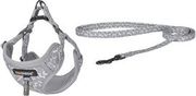 DOG SET DOGNESS HARNESS AND LEASH (LIGHT GREY)