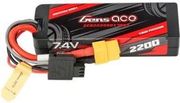 GENS ACE G-TECH 2200MAH 7.4V 2S1P 60C GRP-76 HARDCASE LIPO BATTERY PACK WITH XT60 PLUG
