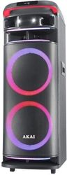 AKAI PARTY SPEAKER 1200 ΦΟΡΗΤΟ ΗΧΕΙΟ ΠΑΡΤΙ 100W ΜΕ BLUETOOTH 5.3 FM &amp; TWS