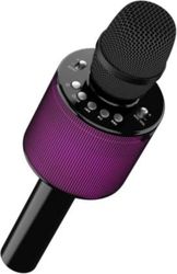AKAI PARTYVOICE MIC ΑΣΥΡΜΑΤΟ ΜΙΚΡΟΦΩΝΟ KARAOKE ΜΕ ΗΧΕΙΟ BLUETOOTH 5.4 2.4 GHZ &amp; RGB ΦΩΤΙΣΜΟ