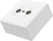 HAMA 205229 COAXIAL CABLE SOCKET WHITE