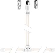 HAMA 205283 DAB+ DIPOLE CABLE ANTENNA 1.75 METERS WHITE