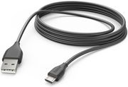 CABLE USB HAMA USB-A MICROUSB 3 M BLACK 002015880000