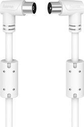 HAMA ΚΑΛΩΔΙΟ ΚΕΡΑΙΑΣ COAX MALE - COAX FEMALE ΛΕΥΚΟ 1.5M (00205056)