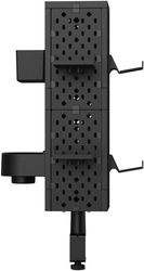 URAGE PEG BOARD PERFORATED PANEL GAMING MODULAR KIT WALL TABLE MOUNTING BLACK