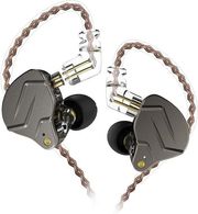 KZ ZSN PRO GREY NO MIC - IEM 35 IN EAR MONITOR EARPHONES DYNAMIC HYBRID DUAL DRIVER 1BA+1DD