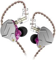 KZ ZSN PRO PURPLE NO MIC - IEM 35 IN EAR MONITOR EARPHONES DYNAMIC HYBRID DUAL DRIVER 1BA+1DD