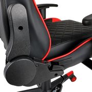 GEMBIRD GAMING PVC LEATHER CHAIR WITH PILLOWS BLACK RED GC-03-BR