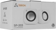 SBOX 2.0 SPEAKERS 2X2.2W WHITE SP-203W