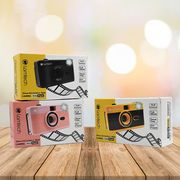 LAMTECH 35MM REUSABLE FILM CAMERA WITH FLASH YELLOW LAM981029
