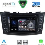 DIGITAL IQ MSF 377_CPA (7'' DECK) MULTIMEDIA SYSTEM FOR SUZUKI SWIFT MOD. 2011-2016