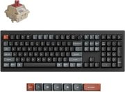 KEYCHRON V6 ULTRA (V6U-D1) QMK/VIA 8K WIRELESS CUSTOM MECHANICAL KEYBOARD RED SWITCH RGB 100%