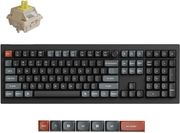 KEYCHRON V6 ULTRA (V6U-D4) QMK/VIA 8K WIRELESS CUSTOM MECHANICAL KEYBOARD BANANA SWITCH RGB 100%