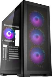 KOLINK UNITY MESHBAY ARGB MIDI ATX TOWER CASE - 400MM CLEARANCE (4 PRE-INSTALLED FANS &amp; CONTROLLER)