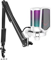 FIFINE ΜΙΚΡΟΦΩΝΟ GAMING ΜΕ ΤΡΙΠΟΔΟ FIFINE A6TW (ΛΕΥΚΟ)