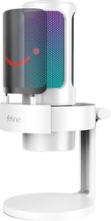 FIFINE ΠΥΚΝΩΤΙΚΟ ΜΙΚΡΟΦΩΝΟ FIFINE A8W ΜΕ ΒΑΣΗ (ΛΕΥΚΟ)