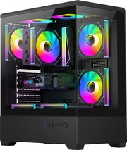 ΘΗΚΗ ΥΠΟΛΟΓΙΣΤΗ DARKFLASH C365 (ΜΑΥΡΗ) + 5 ΑΝΕΜΙΣΤΗΡΕΣ