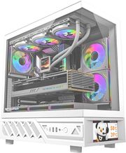 ΘΗΚΗ ΥΠΟΛΟΓΙΣΤΗ DARKFLASH DS950V ΜΕ ΟΘΟΝΗ (ΛΕΥΚΗ) + 6 ΑΝΕΜΙΣΤΗΡΕΣ