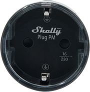 SHELLY PLUG PM GEN3 MATTER 13A ΕΞΥΠΝΗ ΠΡΙΖΑ, ΜΑΥΡΗ