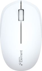 MOUSE WIRELESS 2.4 GHZ ELEMENT MS-210W WHITE