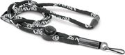 ΚΟΡΔΟΝΙ ΣΦΥΡΙΧΤΡΑΣ ΑΣΦΑΛΕΙΑΣ WHISTLE LANYARD - ΜΑΥΡΟ