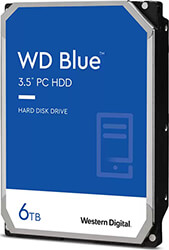HDD WESTERN DIGITAL WD60EZAZ 6TB BLUE 3.5'' SATA3