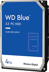 WESTERN DIGITAL HDD WESTERN DIGITAL WD40EZAX 4TB BLUE 3.5'' SATA3
