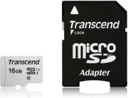 TRANSCEND TRANSCEND 300S TS16GUSD300S-A 16GB MICRO SDHC UHS-I U1 V30 A1 CLASS 10 WITH ADAPTER