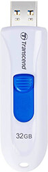 TRANSCEND TRANSCEND JETFLASH 790 32GB USB 3.2 GEN 1/3.1 GEN 1 FLASH DRIVE WHITE TS32GJF790W
