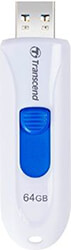 TRANSCEND TRANSCEND JETFLASH 790 64GB USB 3.2 GEN 1/3.1 GEN 1 FLASH DRIVE WHITE TS64GJF790W