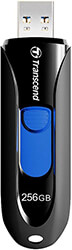 TRANSCEND TRANSCEND JETFLASH 790 256GB USB 3.2 GEN 1/3.1 GEN 1 FLASH DRIVE BLACK TS256GJF790K
