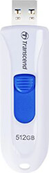 TRANSCEND TRANSCEND JETFLASH 790 512GB USB 3.2 GEN 1/3.1 GEN 1 FLASH DRIVE WHITE TS512GJF790W