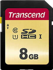TRANSCEND TRANSCEND SDC500S SDHC 8GB MLC NAND U1 CLASS 10 TS8GSDC500S
