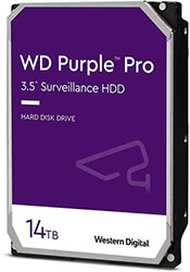 HDD WESTERN DIGITAL WD142PURP PURPLE PRO 14TB 3.5'' SATA3