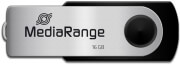 MEDIARANGE MR910 16GB USB 2.0 FLASH DRIVE BLACK/SILVER