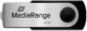 MEDIARANGE MR911 32GB USB 2.0 FLASH DRIVE BLACK/SILVER