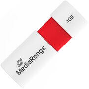 MEDIARANGE MR970 4GB USB 2.0 FLASH DRIVE COLOR EDITION RED