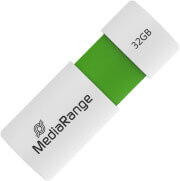 MEDIARANGE MEDIARANGE MR973 32GB USB 2.0 FLASH DRIVE COLOR EDITION GREEN